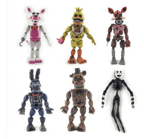 Juguetes Five Nights At Freddy's Fnaf Para Niños, 6 Unidades