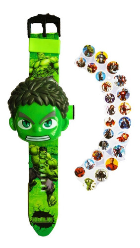 Hulk Reloj Proyector Infantil Juguetería Juguetes Avengers