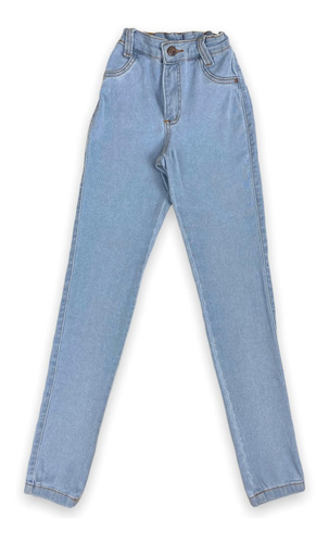 Calça Jeans Feminina Skinny Infantil Meninas Com Regulador