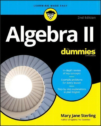 Algebra Ii For Dummies, De Mary Jane Sterling. Editorial John Wiley & Sons Inc, Tapa Blanda En Inglés