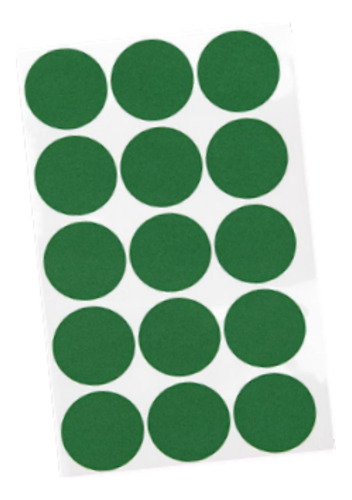 Puntos Marcadores De Mesa De Billar, Verde 35 Mm 15piezas