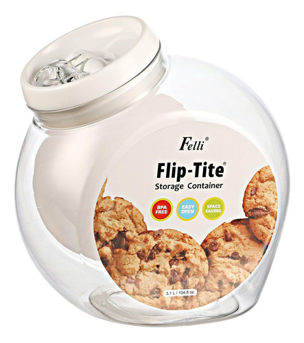 Felli Flip-tite Cookie Storage Container 3.1l