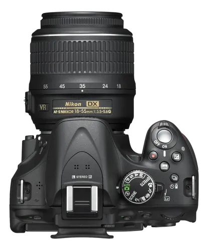 Nikon D5200 AF-S 18-55mm レンズセット#1798 Câmera Dslr Nikon D5200 Com Lente 18-55 Mm (preta) Preto
