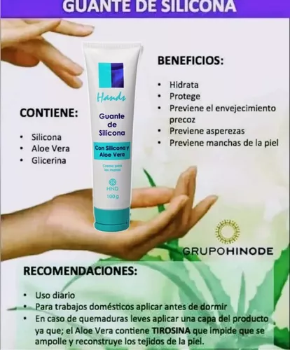 Crema Aloe Vera Guante Silicona Hnd. Pack 5 Unid. | Cuotas interés