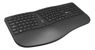 Teclado Klip Xtreme Transcend Wireless Ergonómico - Kbk-530s Color del teclado Negro