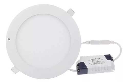 Spot Led Downlight 12w Panel 100-240v Luz Blanca