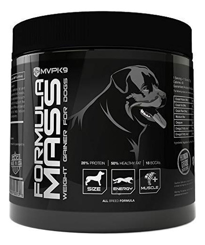 Mvp K9 Formula Mass Weight Gainer For Dogs - Ayuda A O7you