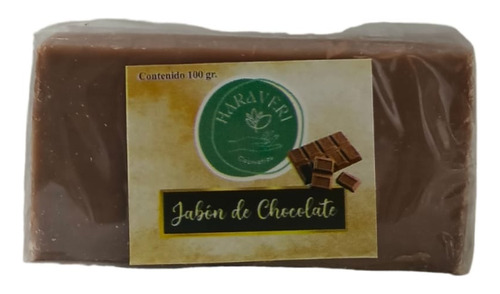 Jabon Chocolate Barra Facial Artesanal Cuidado De Piel 100g