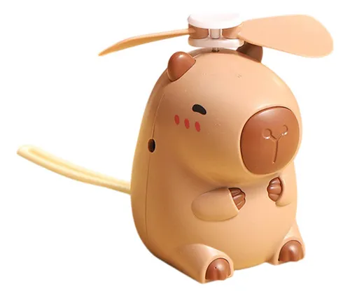 Lindo Ventilador Pequeño Capybara Ventilador Portátil De Man