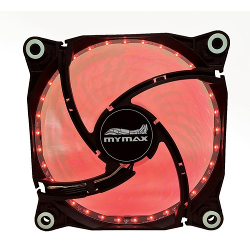 Cooler Fan Mymax Storm 2 120mm 33 Leds Leds Vermelho