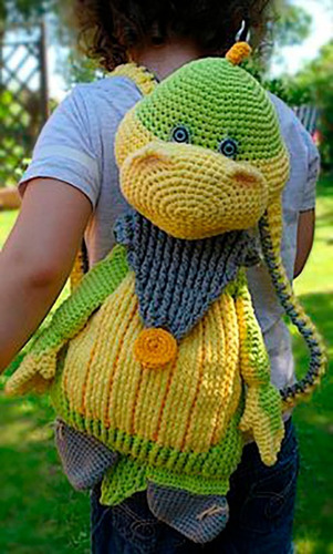 9 Patrones Mochilas Amigurumis Crochet-x9- Esp-ingl.