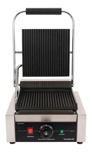 Plancha Grill Doble Contacto Panini Turboblender Tb-grillv1