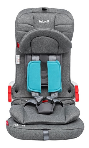 Butaca Auto Bebe Plegable Con Isofix De 9 36 Kilos Felcraft Gris