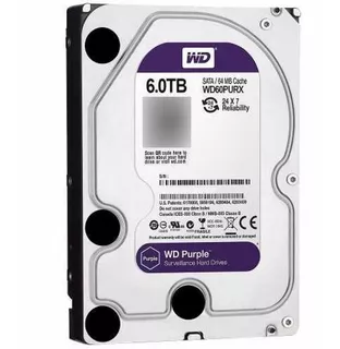 Disco Duro Sata Pc 6tb Teras Western Purpura Wd 3 Años Nuevo