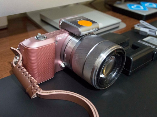 Camera Mirrorless Sony Alpha Nex-3 Aps-c Rosé + Extras