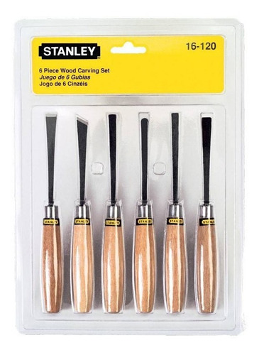 Juego 6 Gurbias Madera Para Carpintero 16-120 Stanley