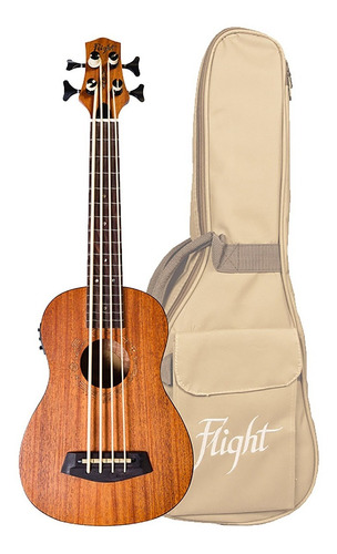 Flight Dubs Mah/mah Ukulele  Bajo Electroacustico 4 Cdas 