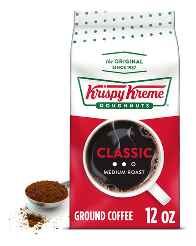 Krispy Kreme Clsico, Caf Molido, Tostado Medio, En Bolsa De