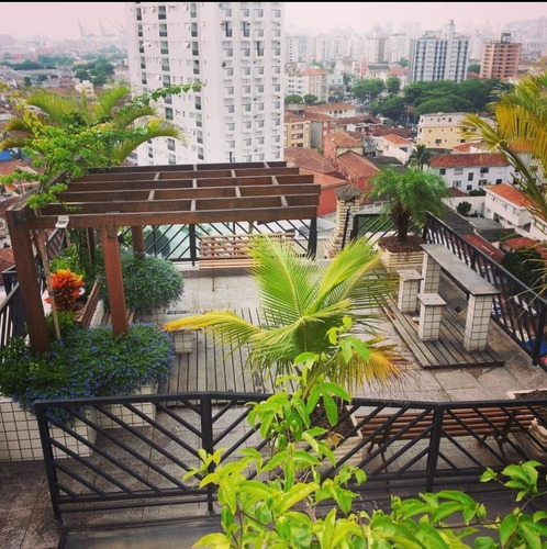 Imagem 1 de 30 de Cobertura Duplex A Venda No Macuco -santos Sp - Co0132