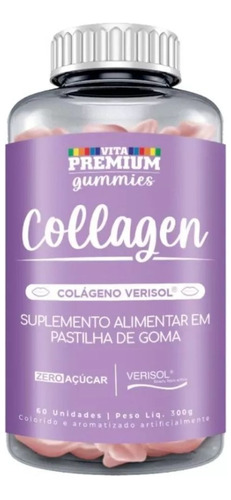 Gummies Collagen C/60 Unid Sabor Tutti-frutti - Vita Premium