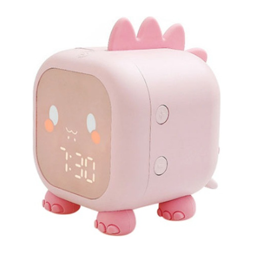 Reloj Despertador Para Niña Dino Led