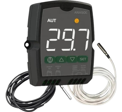 Termostato De Temperatura Digital New Anasol 115v Full Gauge
