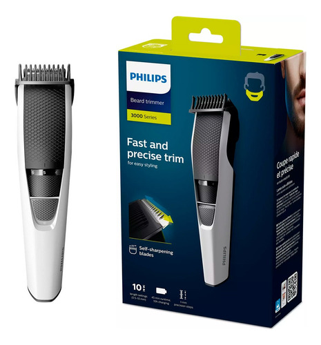 Corta Barba Lift & Trim Philips Bt3206 2 Años Gtia Oficial