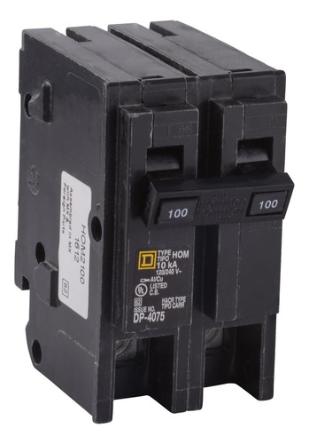 Square D By Schneider Breaker Hom2100cp 100-amp 2 Polos