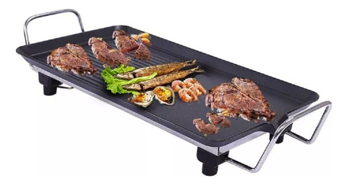 Plancha Y Parrilla Electrica 220v 1300w 48x22x8 Cm