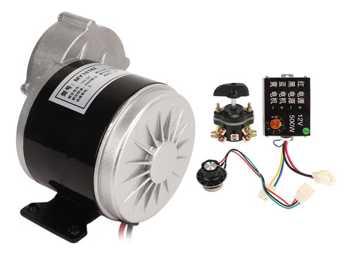Kit De Motor Eléctrico De Reducción De Engranajes De 12 V Y
