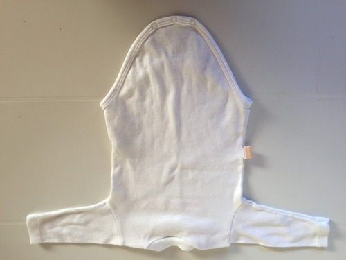 Body Cheeky Manga Larga Blanco De Algodon