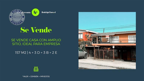 Casa En Venta De 4d. San Pedro De La Paz, Ideal Para Empresa