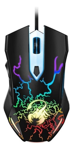 Mouse Gamer Genius Scorpion Spear Rgb 800-1600-2000 Dpi Cor Preto