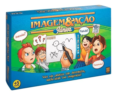 Jogo Imagem & Ação 2 Grow Tabuleiro Diversão Amigos Família