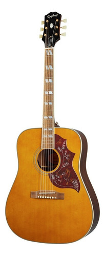EpiPhone Hummingbird Ana Guitarra Electroacústica Dread Color Marrón claro Orientación de la mano Diestro