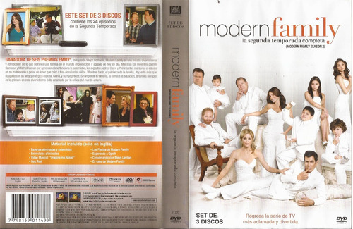 Modern Family Segunda Temporada Completa Dvd 3 Discos