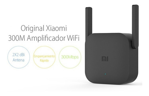 Imagen 8 de 10 de Repetidor, Range extender Xiaomi Mi Wi-Fi Range Extender Pro R03 negro 100V/240V