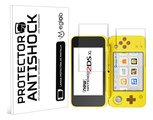 Protector Pantalla Antishock Para Nintendo 2ds Xl