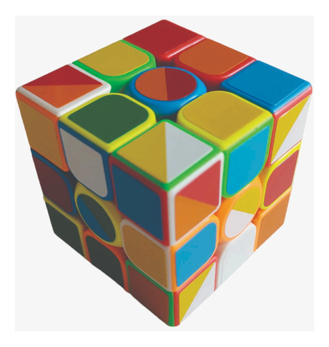 Cubo Mágico Moyu Meilong 3x3 Isósceles Crazy Colored