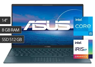 Laptop Asus Zenbook Ux425 14' Fhd Ips I5 11va 8gb 512ssd