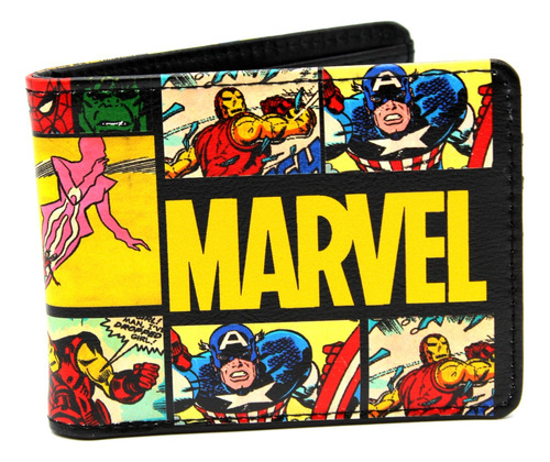 Cartera Super Heroes Marvel Buckle-down Original