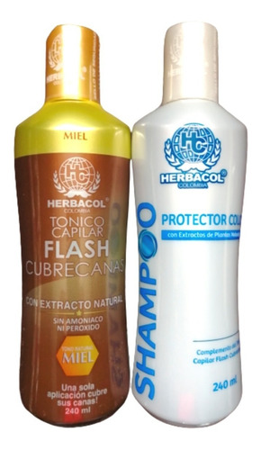 Cubre Canas Miel Y Shampoo Protector Herb - L a $59