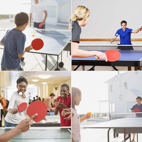 Set Ping Pong Tenis Mesa 2 Paleta + 6 Pelotas + Malla