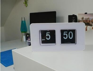Hchmao Flip Clock Classic Retro Vintage Clock Desk Table Arc