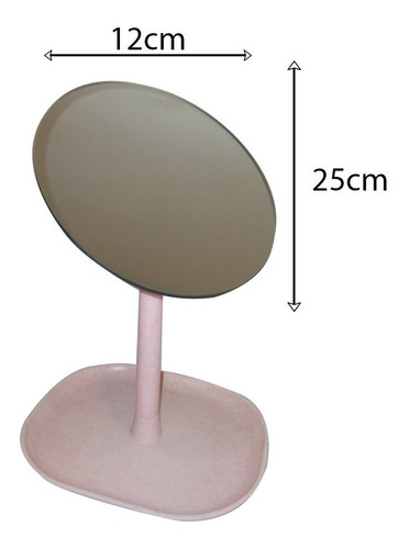 Espelho De Mesa Oval Com Base - My Girl