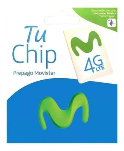 Chip Prepago Movistar 1 Gb + 50 Min Por 15 Días Con Numero