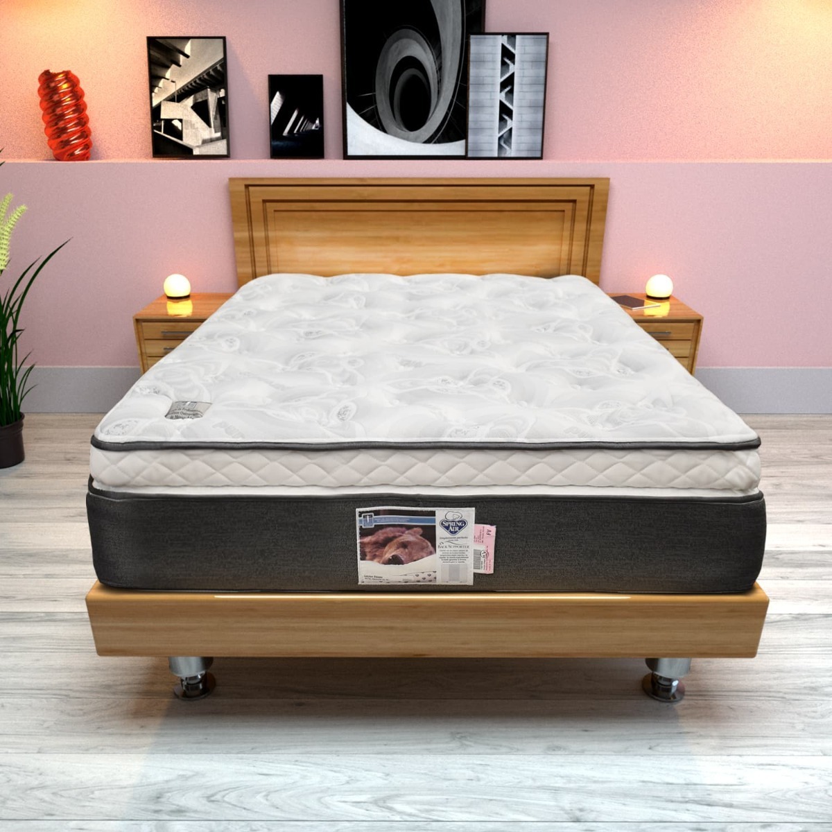 Colchón Spring Air Sleeper King Size Sp Mercado Libre