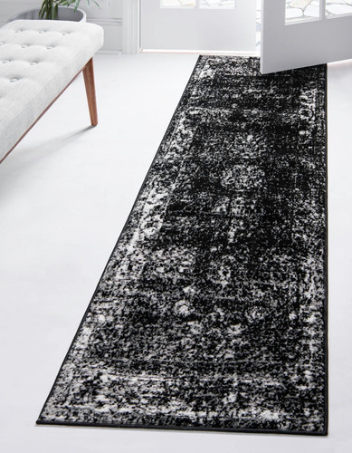 Rugs Monte Carlo Collection Alfombra  Mediana Negra 2 X 5