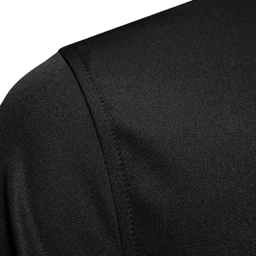 Camisa Bordada Con Cuello Alto Y Cuello Alto De Moda Casual