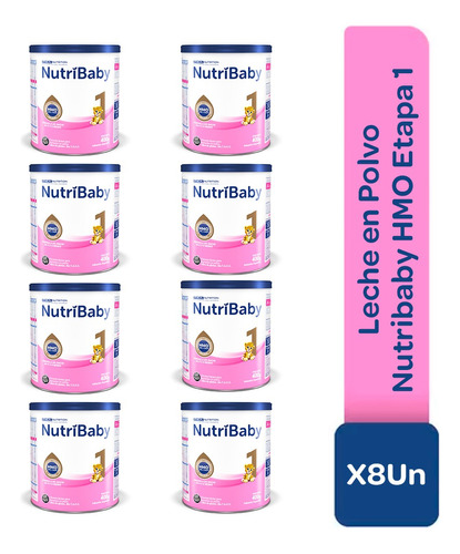 Leche En Polvo Nutribaby Hmo Etapa 1 En Lata 8x400g